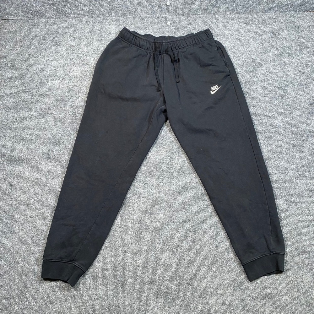 Nike Mens Sportswear Club Fleece Joggers Black Tapered Sweatpants DQ5191-010 M